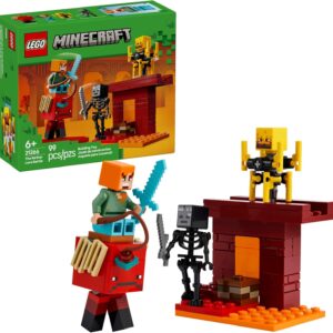 LEGO Minecraft 21266 The Nether Lava Battle Toy and Playset – 99 Piezas