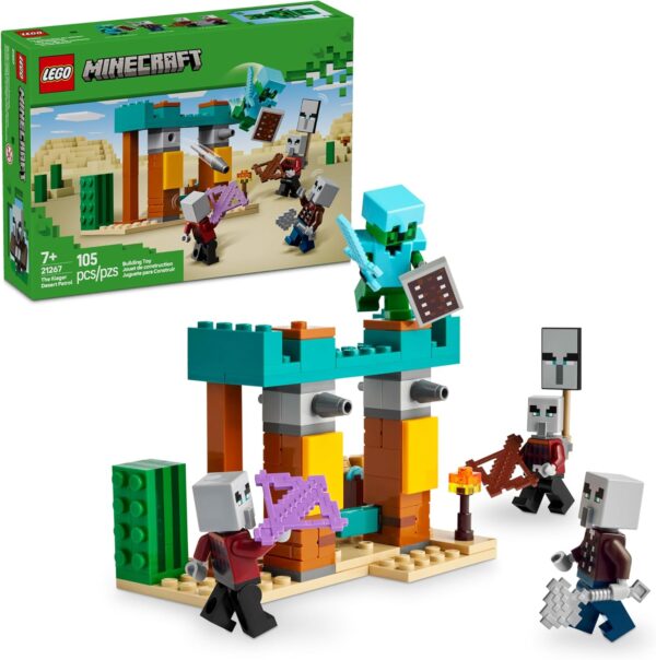 Lego Minecraft 21267 The Illager Desert Patrol - 105 Piezas