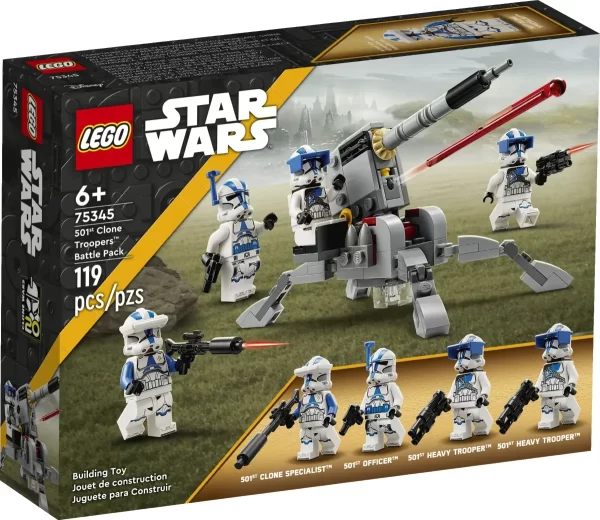 Lego Star Wars 75345 - 501 Clone Troopers Battle Pack - 119 piezas - Imagen 4
