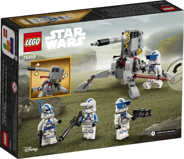 Lego Star Wars 75345 - 501 Clone Troopers Battle Pack - 119 piezas - Imagen 5