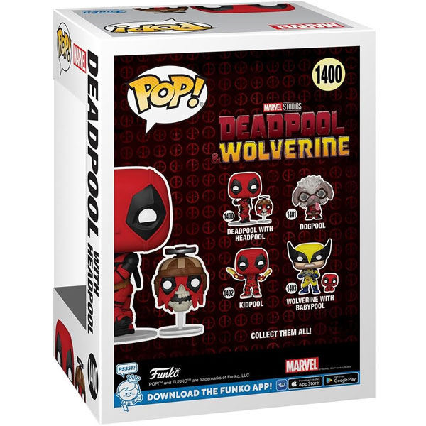 Funko Pop! Deadpool & Wolverine - Deadpool with Headpool 1400 - Imagen 4