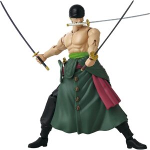 One Piece Bandai Zoro Ronoroa Anime Heroes Articulado 37052