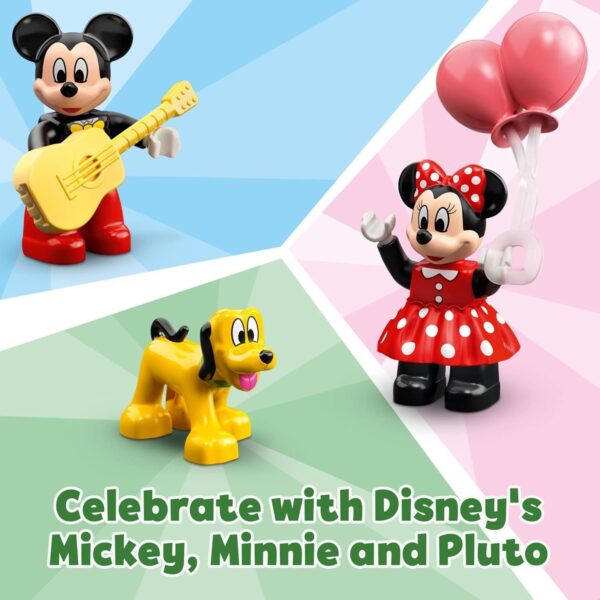 Lego Duplo Disney Mickey & Minnie Tren de cumpleaños 10941 22 Piezas - Imagen 3