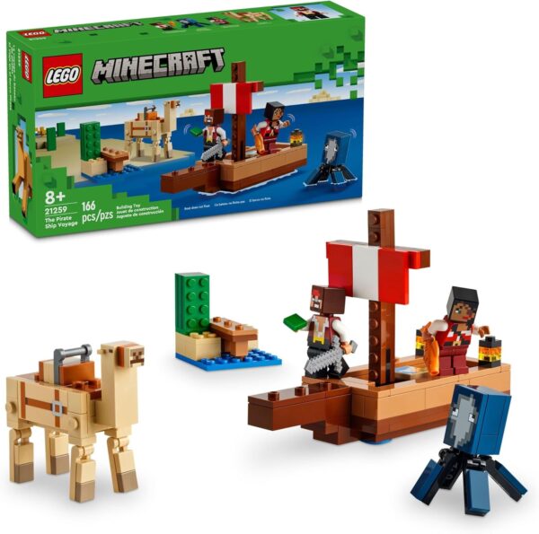 Lego Minecraft 21259 The Pirate Ship Voyage – 166 Piezas