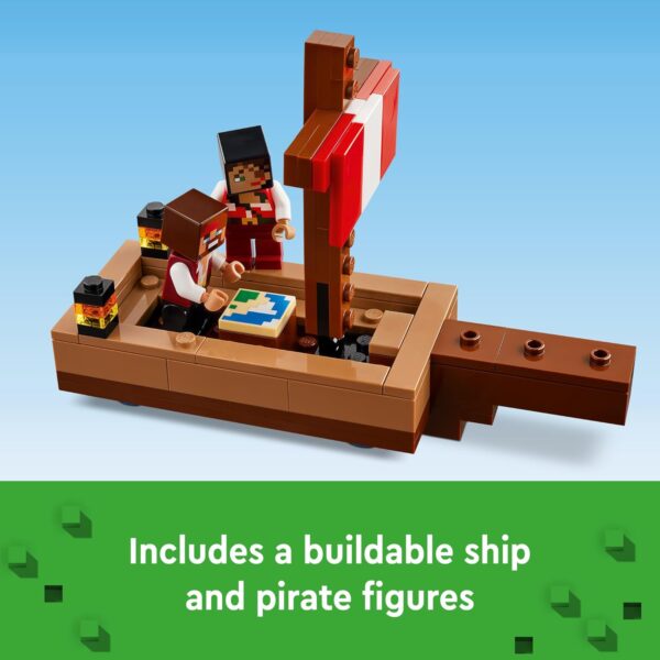 Lego Minecraft 21259 The Pirate Ship Voyage – 166 Piezas - Imagen 3