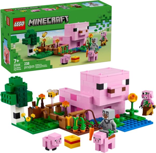 Lego Minecraft 21268 - The Baby Pig House - 238 Piezas