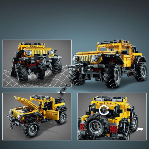 Lego Technic 42122 Jeep Wrangler 4x4  Rubicon – 665 Piezas - Imagen 4