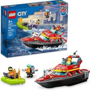 LEGO City 60373 Fire Rescue Boat - 144 Piezas