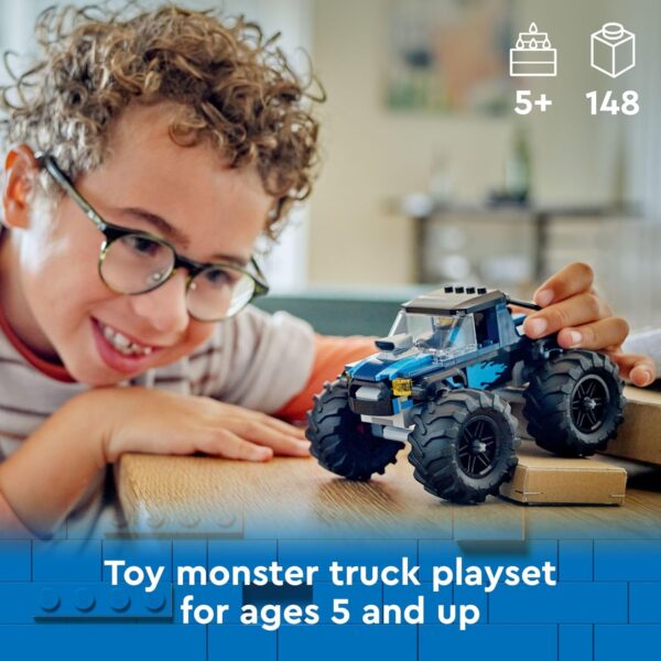 LEGO City 60402 Blue Monster Truck - 148 Piezas - Imagen 2