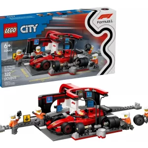Lego City 60443 Formula 1 F1 Pit Stop & Pit Crew - 322 Piezas