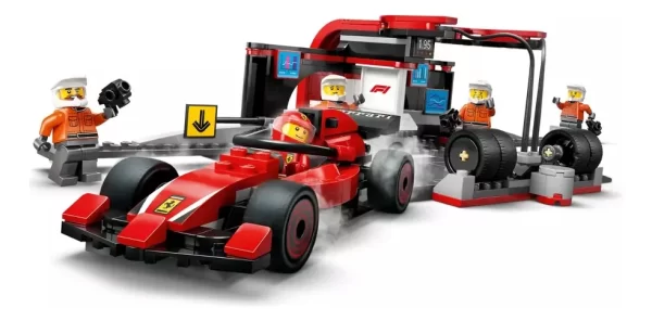 Lego City 60443 Formula 1 F1 Pit Stop & Pit Crew - 322 Piezas - Imagen 4
