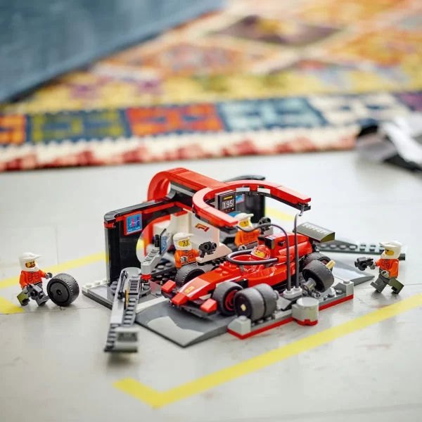 Lego City 60443 Formula 1 F1 Pit Stop & Pit Crew - 322 Piezas - Imagen 2