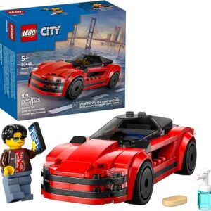 Lego City 60448 Auto Deportivo Rojo con Minifigura – 109 Piezas