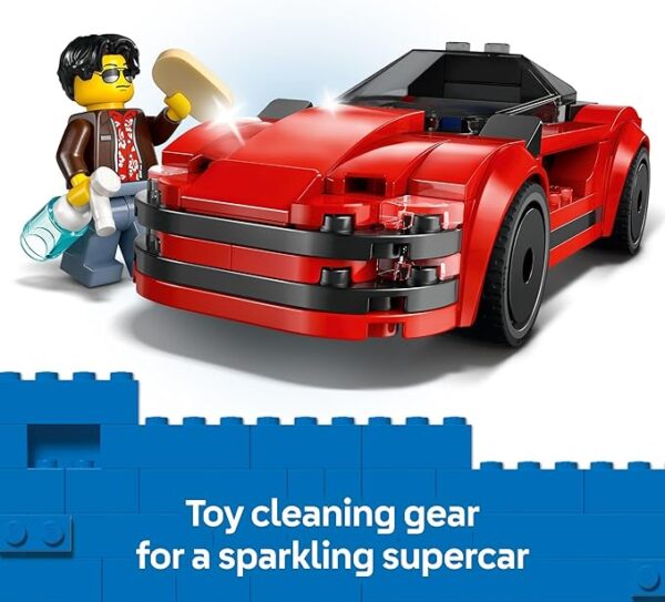 Lego City 60448 Auto Deportivo Rojo con Minifigura – 109 Piezas - Imagen 3