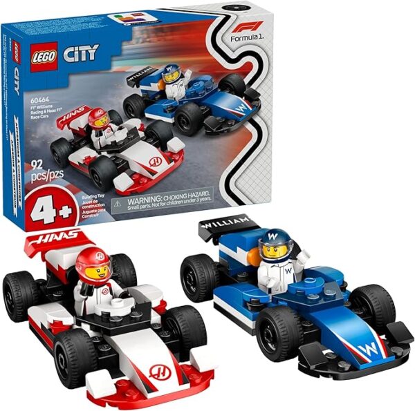 Lego City 60442 Formula 1 F1 Williams Racing & Haas – 92 Piezas