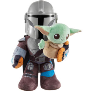Peluche Star Wars Clan of Two: The Mandalorian - 30 cm con Grogu con sonido