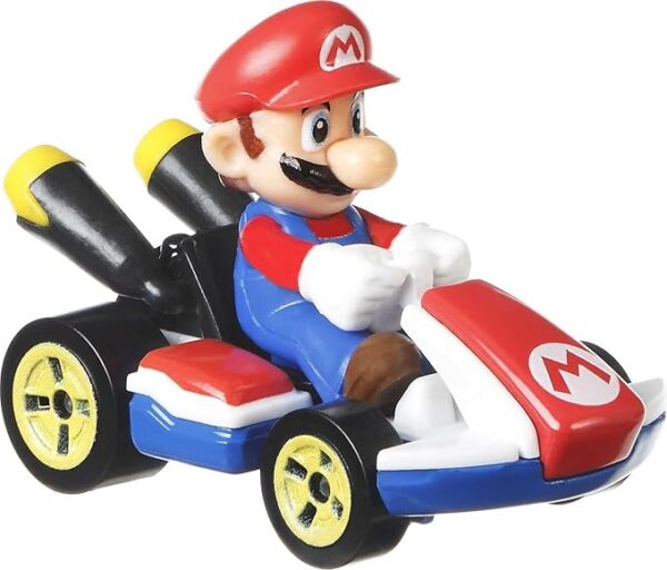 Mattel Hot Wheels Mario Kart Pack X4 Bowser Mario Luigi y Yoshi - Imagen 3