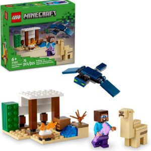 Lego Minecraft 21251 La Expedicion De Steve Al Desierto – 75 Piezas