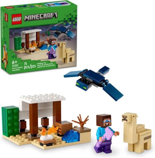 Lego Minecraft 21251 La Expedicion De Steve Al Desierto – 75 Piezas