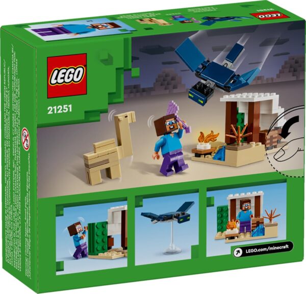 Lego Minecraft 21251 La Expedicion De Steve Al Desierto – 75 Piezas - Imagen 4