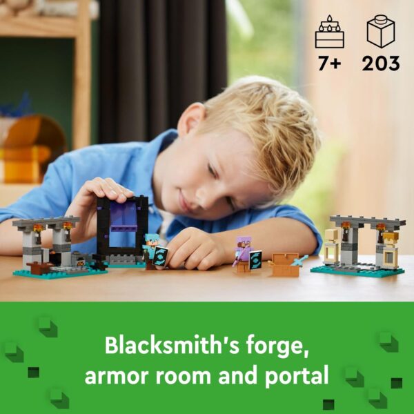 Lego Minecraft 21252 La Armería Versión del personaje Alex – 203 Piezas - Imagen 2