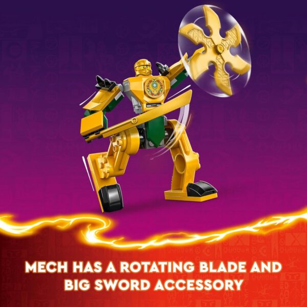 Lego Ninjago El robot de Combate de Arin 71804 - 104 Piezas - Imagen 4