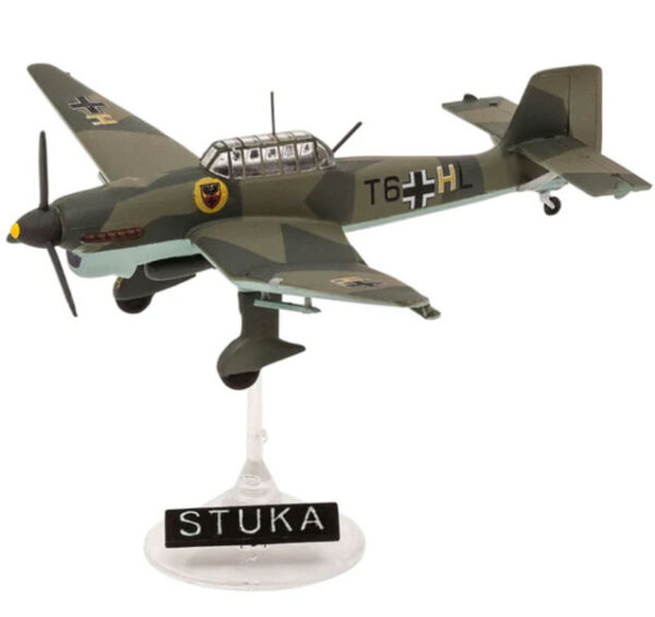 Set de combate Messerschmitt Bf109E y Junkers Ju87B Stuka 1/144 - Revell 03770 - 39 piezas - Imagen 4