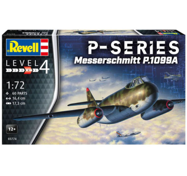 Avion Messerschmitt P.1099A - Serie P 1/72 - Revell 03774 - 60 piezas - Imagen 4