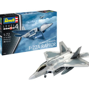 Avion Lockheed Martin F-22A Raptor 1/72 - Revell 03858 - 116 piezas