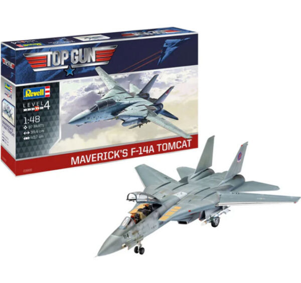 Avion F-14A Tomcat "Top Gun" de Maverick 1/48 - Revell 03865 - 97 piezas