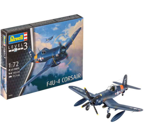 Avion F4U-4 Corsair 1/72 - Revell 03955 - 65 piezas
