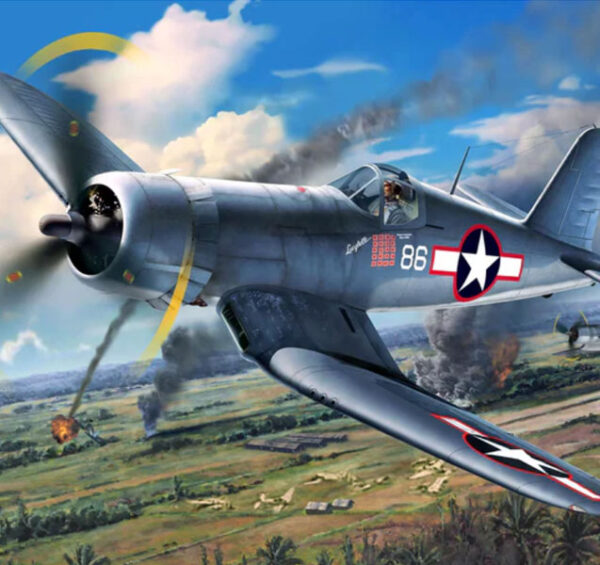 Avion Vought F4U-1D Corsair 1/72 - Revell 03983 - 63 piezas - Imagen 4