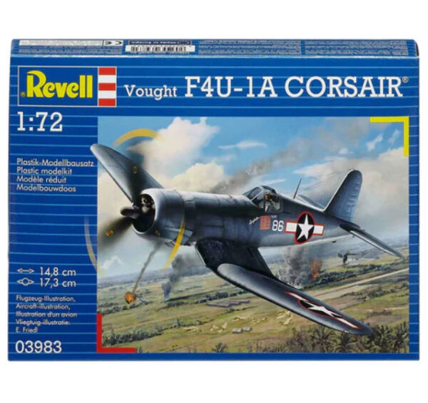 Avion Vought F4U-1D Corsair 1/72 - Revell 03983 - 63 piezas - Imagen 3