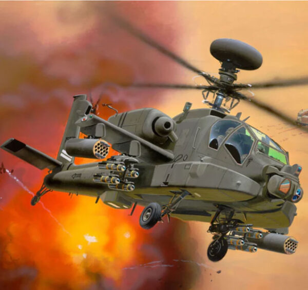 Helicoptero AH-64D Longbow Apache 1/144 - Revell 04046 - 79 piezas - Imagen 3