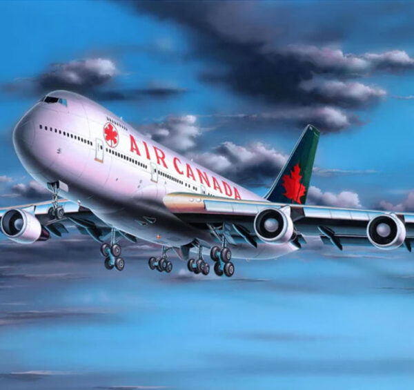 Avion Boeing 747-200 "Air Canada" 1/390 - Revell 04210 - 60 piezas - Imagen 4