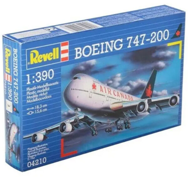 Avion Boeing 747-200 "Air Canada" 1/390 - Revell 04210 - 60 piezas - Imagen 3