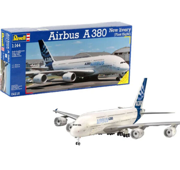 Avion Airbus A380 New Livery "Primer vuelo" 1/144 - Revell 04218 - 163 piezas