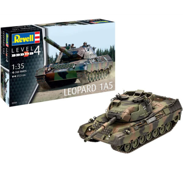 Tanque Leopard 1 A 5 1/35 - Revell 03320 - 260 piezas