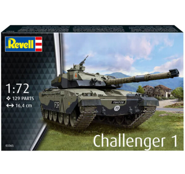 Tanque Challenger 1 1/72 - Revell 03365 - 129 piezas - Imagen 2