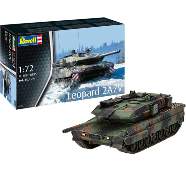 Tanque Leopard 2a7v 1/72 - Revell 03355 - 189 piezas