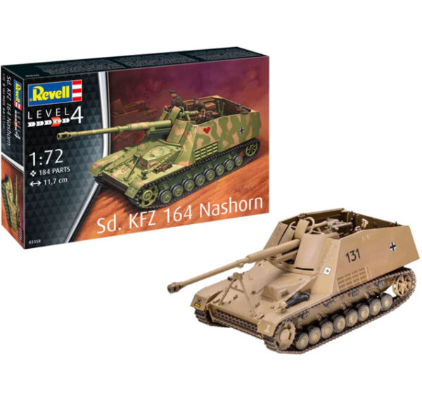 Tanque Sd.kfz. 164 Rinoceronte 1/72 - Revell 03358 - 184 piezas