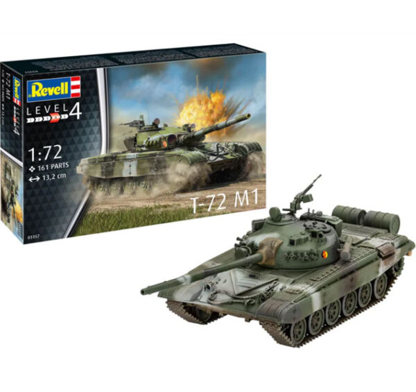 Tanque T-72 M1 1/72 - Revell 03357 - 161 piezas