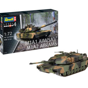 Tanque M1A1 AIM(SA)- M1A2 Abrams 1/72 - Revell 03346 - 126 piezas