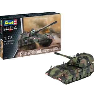 Tanque Panzerhaubitze 2000 1/72 - Revell 03347 - 130 piezas