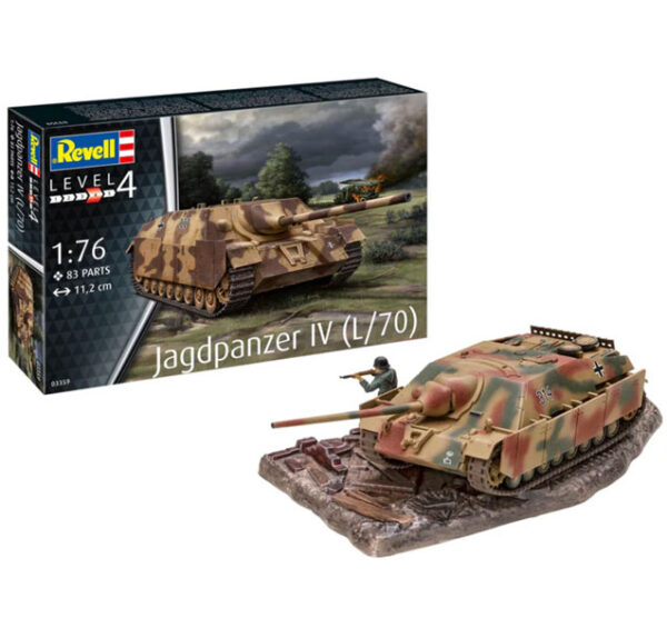 Tanque Jagdpanzer IV (L-70) 1/76 - Revell 03359 - 83 piezas