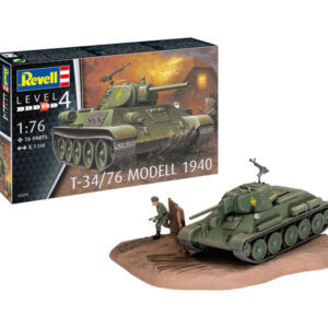 Tanque T-34-76 modelo 1940 1/76 - Revell 03294 - 76 piezas