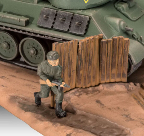 Tanque T-34-76 modelo 1940 1/76 - Revell 03294 - 76 piezas - Imagen 2