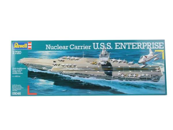 Barco Portaaviones Nuclear USS Enterprise CVN-65 1/720 - Revell 05046 - 102 piezas - Imagen 3