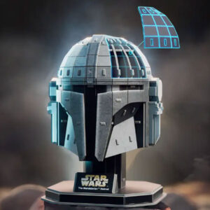 Puzzle 4D Rompecabezas Casco Mandalorian Star Wars 88 Piezas